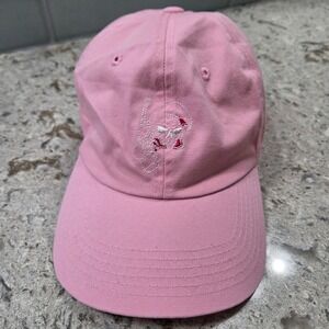 Bad Influence Pink Embroidered‎ Logo Baseball Cap Hat Women OSFA